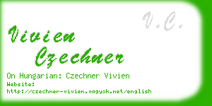 vivien czechner business card